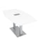 Skutchi Designs 33.5 in W, 59.5 in L, 29 in H, Engineered Wood Top, White HAR-BOT-34x60-DOU-ELEC-XD09 - alternate 1
